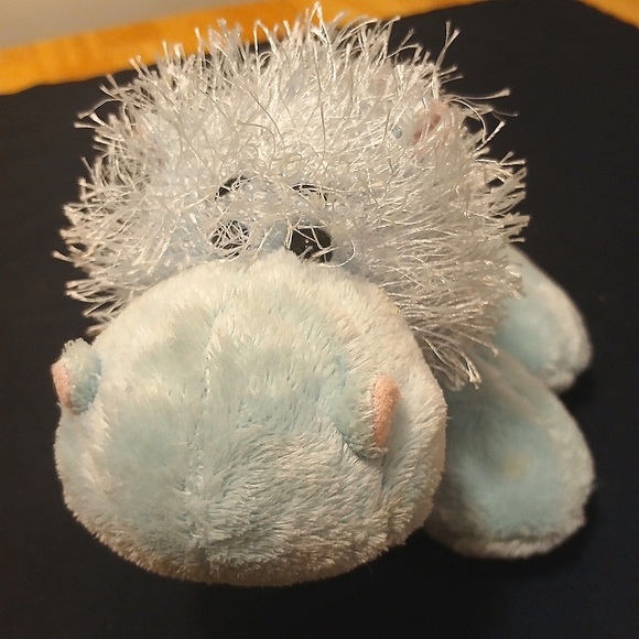 Webkinz Hippo w/ Lil Kinz Pair Ganz No Code Light Blue Plush Stuffies - Picture 5 of 10